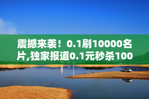 震撼来袭！0.1刷10000名片,独家报道0.1元秒杀10000名片 让你的品牌快速传播！